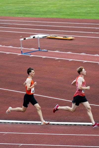 Rodion Beimler (LC Cottbus) ueber 1500m am 03.06.2022 waehrend der Sparkassen Gala in Regensburg